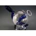 Стеклянный бонг Globe Blue Стеклянный бонг Globe Blue