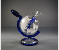 Стеклянный бонг Globe Blue Стеклянный бонг Globe Blue