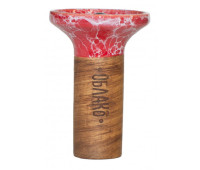 Чаша для кальяна Облако Flow Black on Red Marble Чаша для кальяна Облако Flow Black on Red Marble