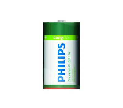 Батарейка Philips R14/C Longlife