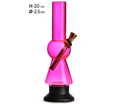 Бонг акриловый MISTIQ H:20 cm Ø:25mm Бонг акриловый MISTIQ H:20 cm Ø:25mm