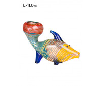 Трубка стеклянная MISTIQ Fish L:11 см Трубка стеклянная MISTIQ Fish L:11 см