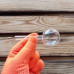 Стеклянная трубка для курения Globe Oil Transparent Ø40 мм.
