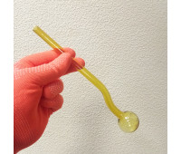 Стеклянная трубка для курения Sherlock Ball Long Oil Yellow Ø30 мм. Стеклянная трубка для курения Sherlock Ball Long Oil Yellow Ø30 мм.