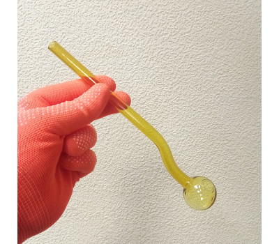 Стеклянная трубка для курения Sherlock Ball Long Oil Yellow Ø30 мм. Стеклянная трубка для курения Sherlock Ball Long Oil Yellow Ø30 мм.