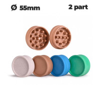 Гриндер пластиковий HEMP PLASTIC GRINDER D:55 mm 2 LAYERS Гриндер пластиковий HEMP PLASTIC GRINDER D:55 mm 2 LAYERS