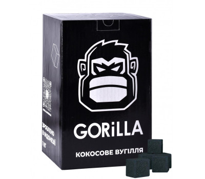 Уголь для кальяна Gorilla кокосовый 1 кг. Уголь для кальяна Gorilla кокосовый 1 кг.