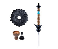 Кальян Karma 1,2 Walnut Blue Sky Кальян Karma 1,2 Walnut Blue Sky
