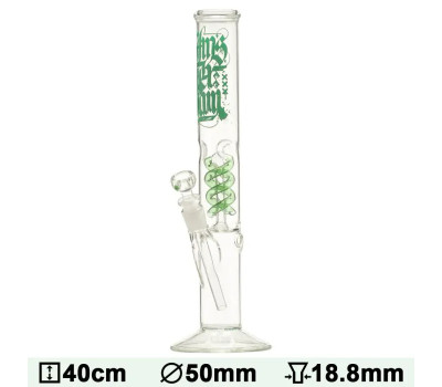 Бонг стеклянный Amsterdam H:40 cm Ø:50 mm SG:18,8 mm Бонг стеклянный Amsterdam H:40 cm Ø:50 mm SG:18,8 mm