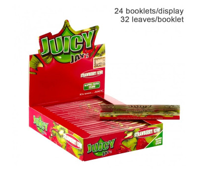 Бумага для самокруток King Size Juicy Jays Strawberry and Kiwi
