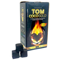 Уголь для кальяна Tom Coco Gold C22 Уголь для кальяна Tom Coco Gold C22