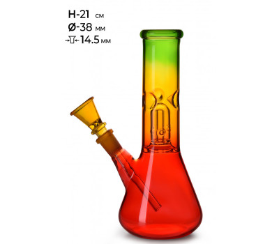 Бонг стеклянный MISTIQ H:21cm - Ø:38mm-SG:14.5mm Бонг стеклянный MISTIQ H:21cm - Ø:38mm-SG:14.5mm