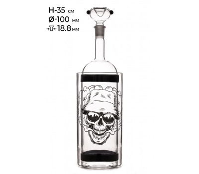 Бонг стеклянный водный MISTIQ H;35 cm-Ø:10сm SG:18.8mm Бонг стеклянный водный MISTIQ H;35 cm-Ø:10сm SG:18.8mm
