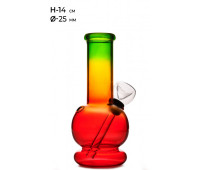 Бонг стеклянный MISTIQ - H: 14cm Ø: 25mm Бонг стеклянный MISTIQ - H: 14cm Ø: 25mm