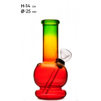 Бонг стеклянный MISTIQ - H: 14cm Ø: 25mm Бонг стеклянный MISTIQ - H: 14cm Ø: 25mm