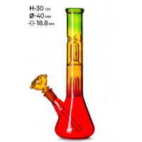 Бонг стеклянный MISTIQ - H: 30cm Ø: 40mm S: 18.8mm Бонг стеклянный MISTIQ - H: 30cm Ø: 40mm S: 18.8mm