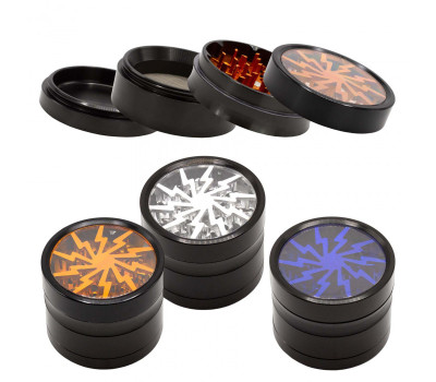 Гриндер металлический Dope Bros Grinder lightning- 4part- ?:63mm