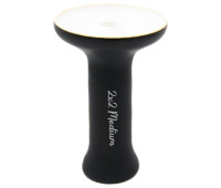 Чаша для кальяна 2x2Hookah Medium черно-белая Чаша для кальяна 2x2Hookah Medium черно-белая