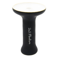 Чаша для кальяна 2x2Hookah Medium черно-белая Чаша для кальяна 2x2Hookah Medium черно-белая