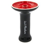Чаша для кальяна 2x2Hookah Medium красно-черная Чаша для кальяна 2x2Hookah Medium красно-черная