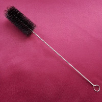 Ерш для чистки стеклянной трубки Bristles Power черный D - 2,5 см. Ерш для чистки стеклянной трубки Bristles Power черный D - 2,5 см.