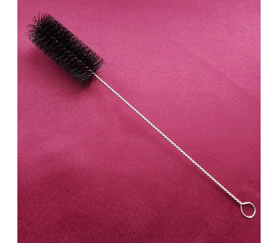 Ерш для чистки стеклянной трубки Bristles Power черный D - 2,5 см.