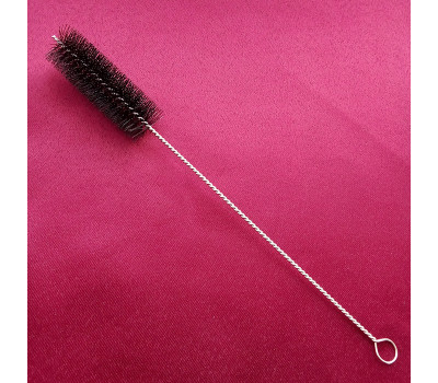 Ерш для чистки стеклянной трубки Bristles Power черный D - 2 см.