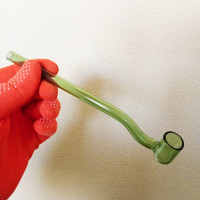 Стеклянная трубка для курения Sherlock Tube Long Oil Green Ø20 мм. Стеклянная трубка для курения Sherlock Tube Long Oil Green Ø20 мм.