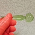 Стеклянная трубка для курения Bullet Oil Green  Ø30 мм.