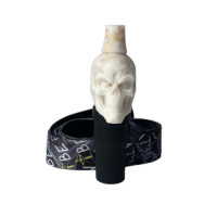 Персональный Мундштук для Кальяна Vibe Hookah Skull White Персональный Мундштук для Кальяна Vibe Hookah Skull White