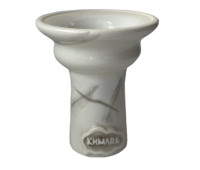 Чаша для кальяна Khmara Tulipa-D Marble White Чаша для кальяна Khmara Tulipa-D Marble White