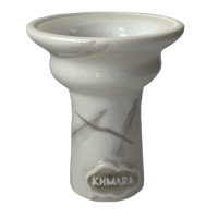 Чаша для кальяна Khmara Tulipa-D Marble White Чаша для кальяна Khmara Tulipa-D Marble White