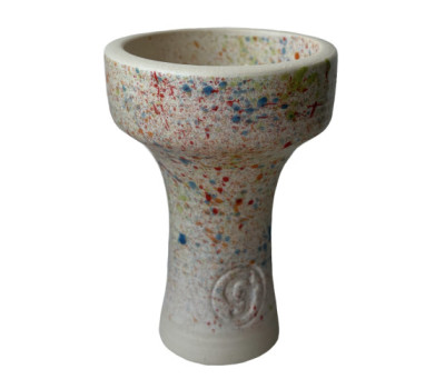 Чаша для Кальяна GrynBowls Killer Glaze White skittles Чаша для Кальяна GrynBowls Killer Glaze White skittles