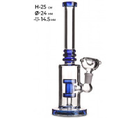 Бонг стеклянный MISTIQ H:25.5cm Ø:24mm SG:14,5mm Бонг стеклянный MISTIQ H:25.5cm Ø:24mm SG:14,5mm