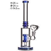 Бонг стеклянный MISTIQ H:25.5cm Ø:24mm SG:14,5mm Бонг стеклянный MISTIQ H:25.5cm Ø:24mm SG:14,5mm