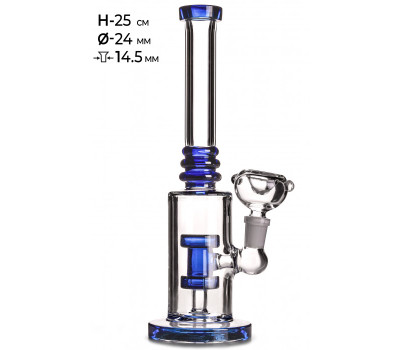 Бонг стеклянный MISTIQ H:25.5cm Ø:24mm SG:14,5mm Бонг стеклянный MISTIQ H:25.5cm Ø:24mm SG:14,5mm