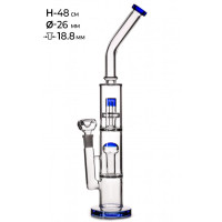 Бонг стеклянный MISTIQ - H: 48cm Ø: 26mm S: 18.8mm Бонг стеклянный MISTIQ - H: 48cm Ø: 26mm S: 18.8mm