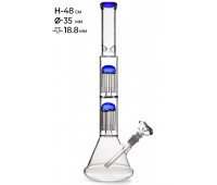Бонг стеклянный MISTIQ - H: 48cm Ø: 35mm S: 18.8mm Бонг стеклянный MISTIQ - H: 48cm Ø: 35mm S: 18.8mm