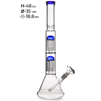 Бонг стеклянный MISTIQ - H: 48cm Ø: 35mm S: 18.8mm Бонг стеклянный MISTIQ - H: 48cm Ø: 35mm S: 18.8mm