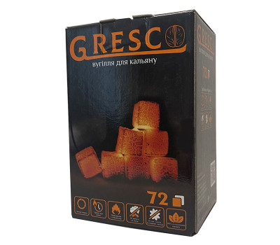 Уголь для кальяна Gresco 1 кг в коробке