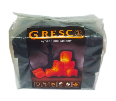 Уголь для кальяна Gresco 0,5 кг в пакете
