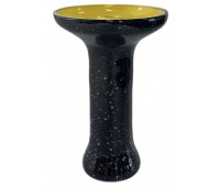 Чаша для Кальяна 2х2 Bomb Phunnel Glaze Yellow (черная в точку) Чаша для Кальяна 2х2 Bomb Phunnel Glaze Yellow (черная в точку)