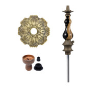 Кальян Karma 0,1 Walnut Bronze Black Кальян Karma 0,1 Walnut Bronze Black