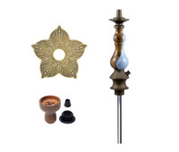 Кальян Karma 0,1 Walnut Bronze Blue Кальян Karma 0,1 Walnut Bronze Blue