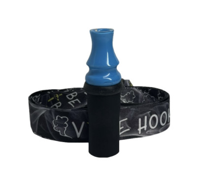 Персональний Мундштук для Кальяна Vibe Hookah Authentic Light blue Персональний Мундштук для Кальяна Vibe Hookah Authentic Light blue