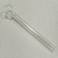 Стеклянная трубка для курения Pocketbowl Oil Clear  Ø20 мм.