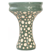 Чаша для Кальяна ETNA Katana Dot Glaze Dark Green Чаша для Кальяна ETNA Katana Dot Glaze Dark Green
