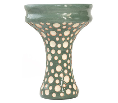 Чаша для Кальяна ETNA Katana Dot Glaze Dark Green Чаша для Кальяна ETNA Katana Dot Glaze Dark Green