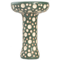 Чаша для Кальяна ETNA Phunnel Dot Glaze Dark Green Чаша для Кальяна ETNA Phunnel Dot Glaze Dark Green