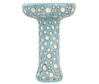 Чаша для Кальяна ETNA Phunnel Dot Glaze Soft Blue Чаша для Кальяна ETNA Phunnel Dot Glaze Soft Blue